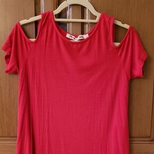 Michael Stars cold shoulder knit top